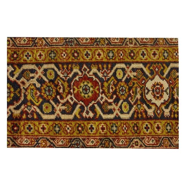 Antique Worn Out 12' X 12' Greenisg Gray Persian Mahal Rug For Sale - Image 11 of 11