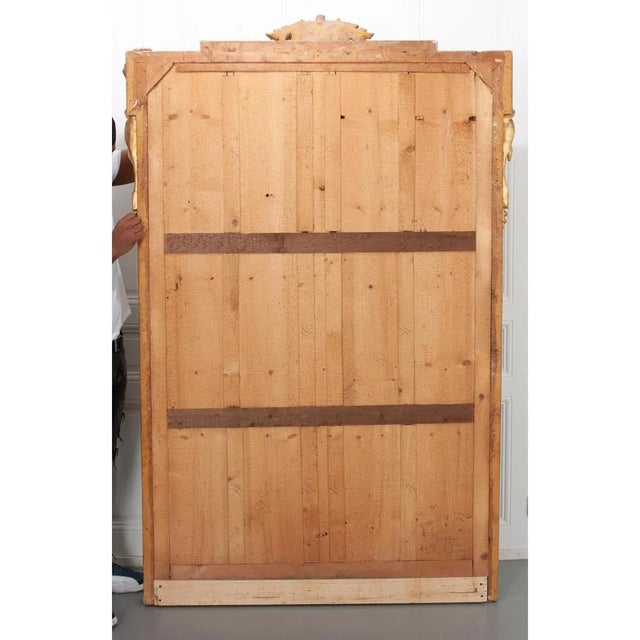 French French 19th Century Napoleon III Style Mirror For Sale - Image 3 of 12