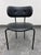 Design Plus Gallery presents the Coco Leather Side Chair by OEO Studio for Gubi. Black leather upholstery pairs with a...