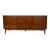 1960s Walnut Long Chest Bassett Furniture Sculptique Mid Century Modern For Sale