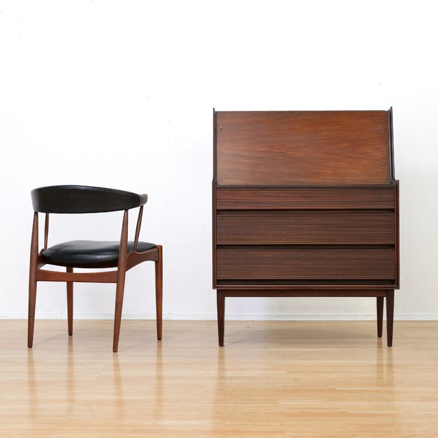 Mid Century Secretary Desk Attributed to Richard Hornby for Heals of London For Sale - Image 9 of 10