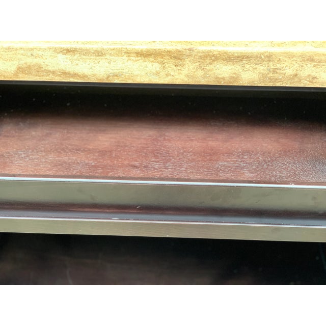 Scandanavian Design Travertine Top Buffet / Credenza For Sale In Atlanta - Image 6 of 9
