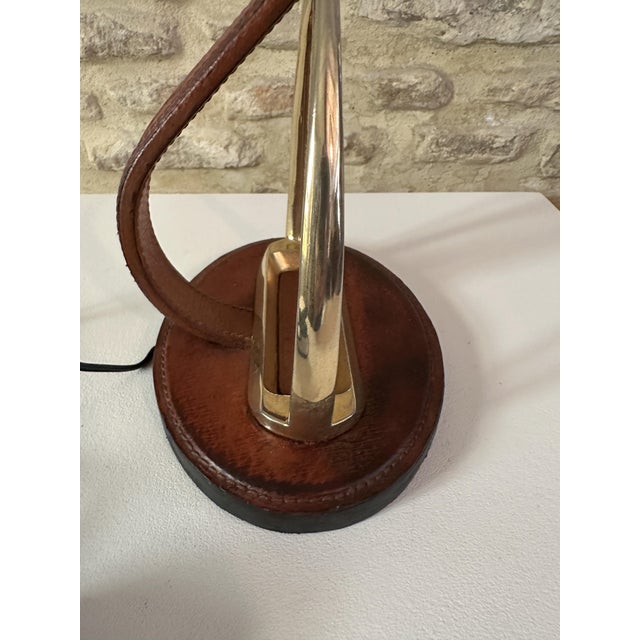 Lamp attributed to Jacques Adnet, 1950s For Sale - Image 6 of 18