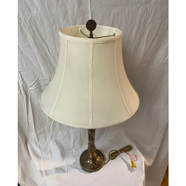 Traditional Lamp With Grapevine Column For Sale - Image 3 of 12