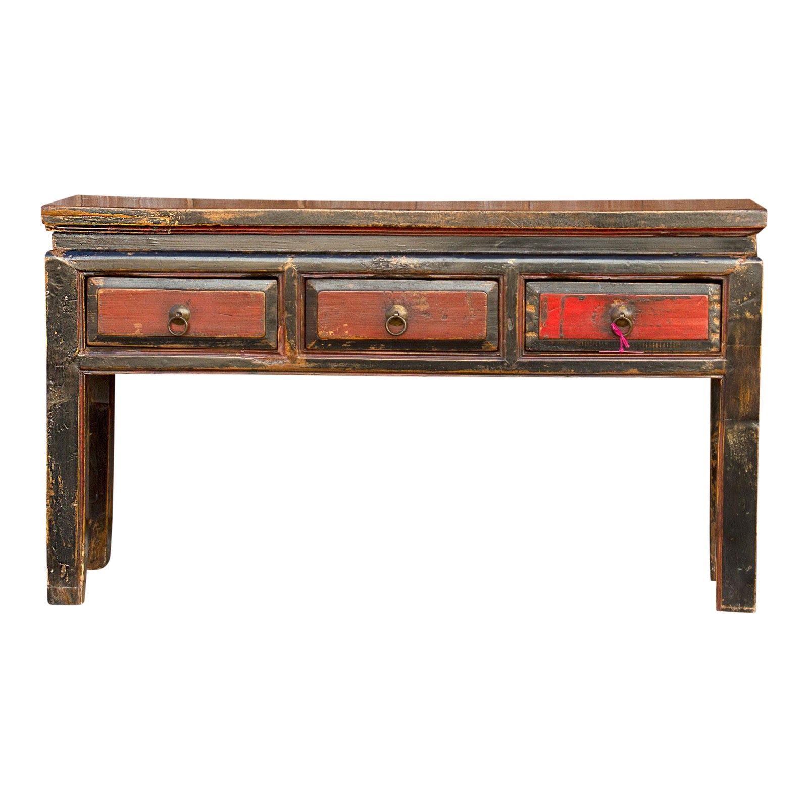 Antique Painted Tibetan Low Console Chairish