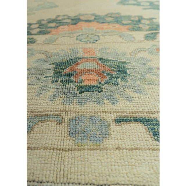 Contemporary Turkish Oushak Rug 10'5" x 14'4" For Sale - Image 3 of 4