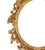 Wood A Vintage Rococo-Style Gold Oval Wall Mirror For Sale - Image 7 of 11