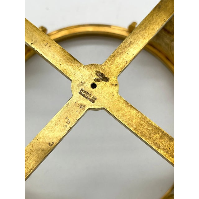 Empire Style Ormolu and Cut Crystal Compote/Tazza Made in Austria, circa 1920s An elegant Empire Style Ormolu and Cut...