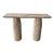 Serene Travertine Console Table 59" For Sale