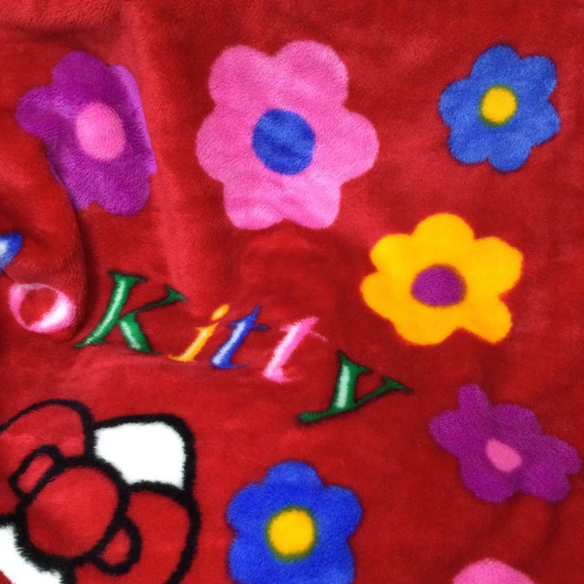 1990s Rare Vintage Bed Coverlet Hello Kitty Japan Origin 1993 For Sale - Image 5 of 7