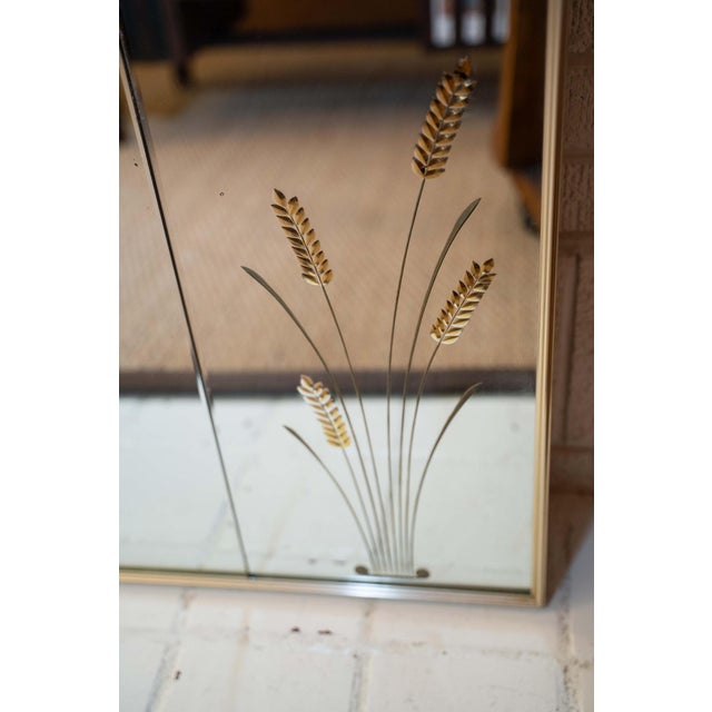 Hart Mirror Plate Company 1950s Mid-Century Multi-Panel Segmented Over-Mantel Mirror by Hart Mirror Plate Co. For Sale - Image 4 of 10