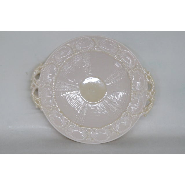 Belleek Shell Tea Ware Cake Plate Irish Porcelain For Sale In Miami - Image 6 of 12