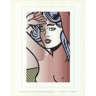 Roy Lichtenstein Nude With Blue Hair, 1997 For Sale