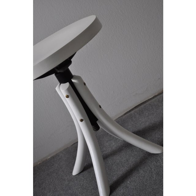 Vintage Music Stool, 1940s For Sale - Image 3 of 6