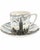 Blue Vintage Johnson Brothers Empire State Building Nyc Demitasse Cup & Saucer For Sale - Image 8 of 8