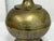 Vintage Etched Brass Table Lamp For Sale - Image 10 of 12