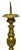 Antique Brass Altar Candlestick from Unbekannt, 1890s For Sale - Image 4 of 7