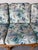 Vintage Ficks Reed Style Bamboo Rattan Sofa With Floral Print Upholstery/ Sold For Sale - Image 10 of 12