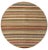 Striped Round Area Rug - 08'11 X 09'00 For Sale - Image 9 of 9