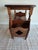 Traditional Three-Tiered Vintage Mahogany Finish Side Table For Sale - Image 3 of 6