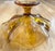 1960s Viking Art Glass Epic Amber Six Petal Footed Wavy Pedestal Compote Bowl For Sale In Pittsburgh - Image 6 of 7