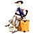 Black Goldscheider Vienna Lady Sitting on Suitcase by Stephan Dakon, 1930s For Sale - Image 8 of 8
