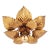Vintage Italian Gold Leaf Flush Mount or Wall Sconce by Masca, 1970s For Sale