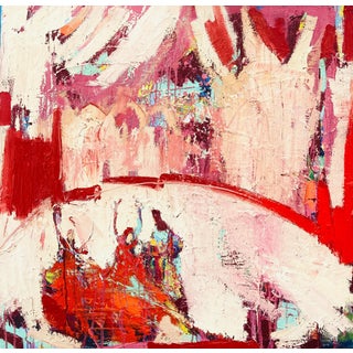 Paul Wadsworth Indian Circus. Contemporary Abstract Expressionist Oil Painting 2020 For Sale