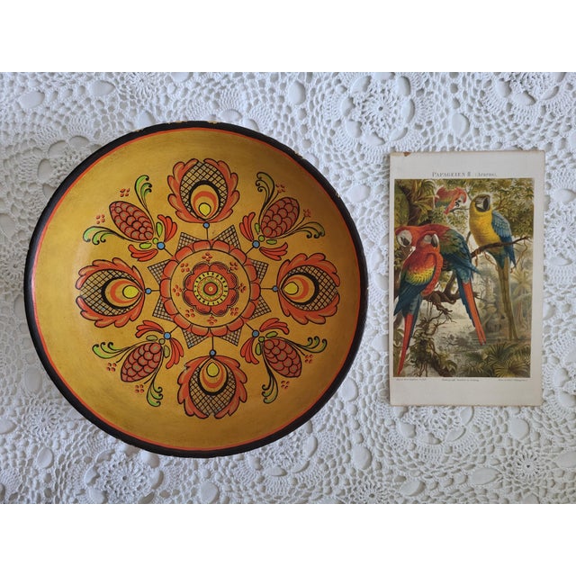 Parrot Bird Print, Papageien II (Araras), 'Institut in Leipzig', 1895 Original Chromolithograph For Sale - Image 4 of 5