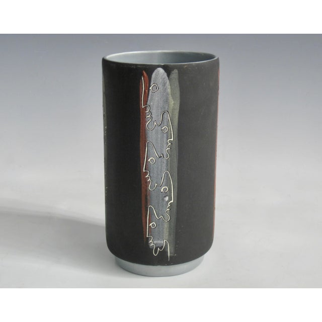 Ceramic 1950s Charles and Alice Smith Chalice California Pottery Vase For Sale - Image 7 of 13