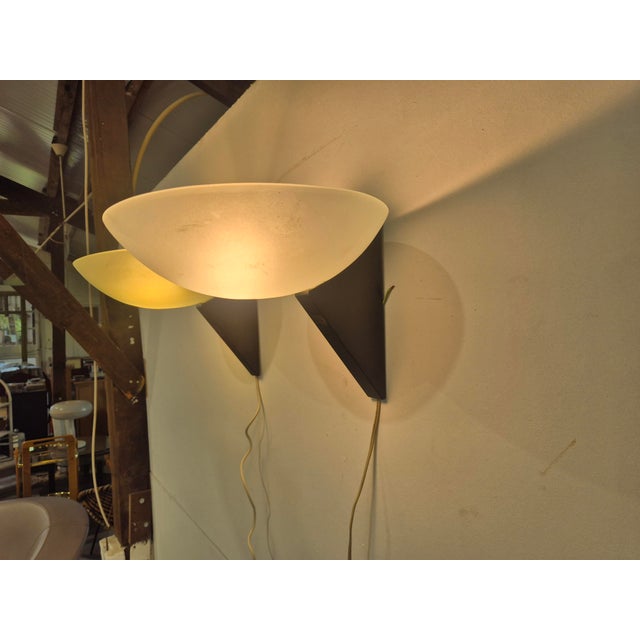 Vintage Italian Wall Sconces, 1980s, Set of 2 For Sale - Image 11 of 11