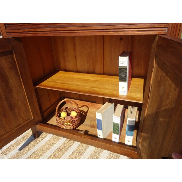 Small Art Deco Oak and Pine Buffet, 1930s For Sale - Image 9 of 17