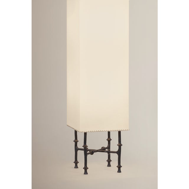 Hudson Valley Lighting Cy 12 in. 3 Light Floor Lamp in Black Iron Finish For Sale - Image 9 of 11
