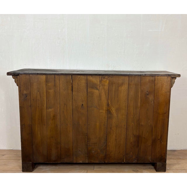 Spanish Carved Oak Sideboard, 1860s For Sale - Image 13 of 14