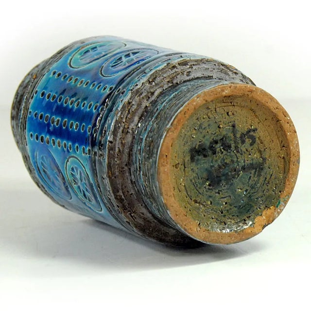 Ceramic Small Italian Ceramic Vase by Aldo Londi for Bitossi, 1960s For Sale - Image 7 of 9