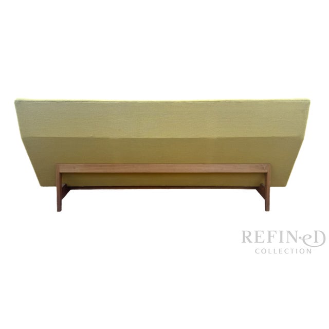 Wood 1950s Attributed to Jens Risom Sofa – Original Family Ownership, Reupholstery Project For Sale - Image 7 of 11