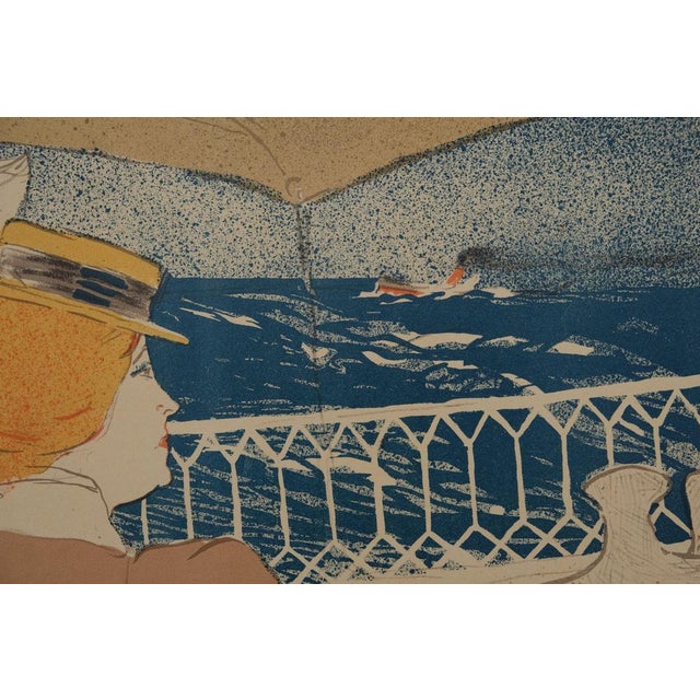 Henri de Toulouse-Lautrec, Femme regardant la mer, Lithograph For Sale - Image 4 of 10