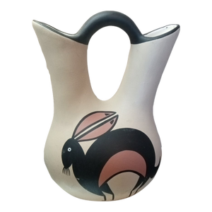 Exquisite Mimbres Style Rabbit Kopa Pottery From Arizona Wedding Vase