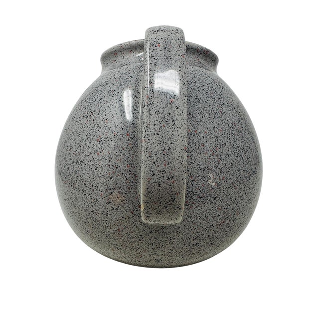 Mid-Century Modern Waechtersbach West Germany Granite Spatter Pitcher - 1970s For Sale - Image 4 of 13