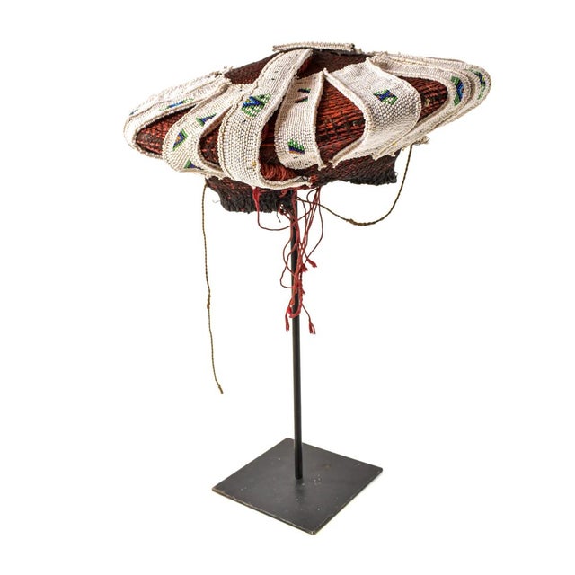 African Early 20th Century Zulu Isicholo Married Woman Headdress South Africa Sidley Collection For Sale - Image 3 of 7