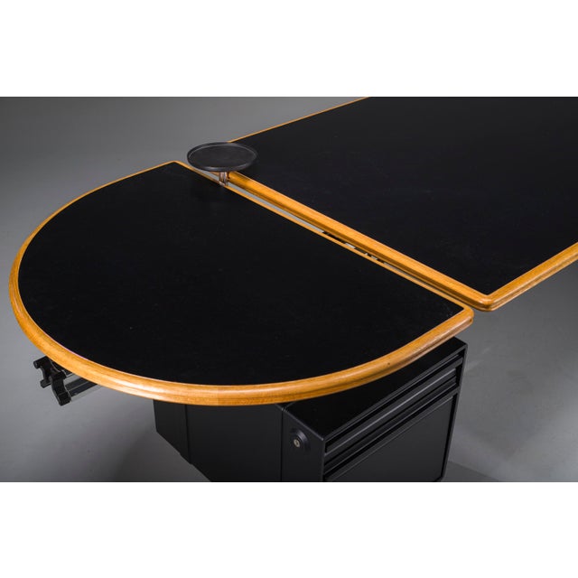 Black Modular Executive Desk by Bruce Burdick for Herman Miller, USA, 1980s For Sale - Image 8 of 18