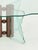 1970s Vintage Postmodern Coffee Table with Corrugated Glass and Wooden Spheres, 1970s For Sale - Image 5 of 9
