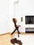 1950s Mid-Century French Mediterranean Tripod Side Chair Attributed to Audoux-Minet For Sale - Image 14 of 18