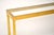 Vintage Brass and Glass Console Table, 1970s For Sale - Image 4 of 7