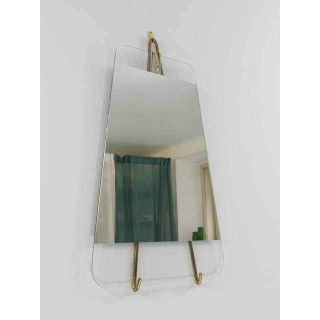 Vienna Brass Wall Mirror by Carl Auböck, Austria, 1950s For Sale - Image 15 of 18