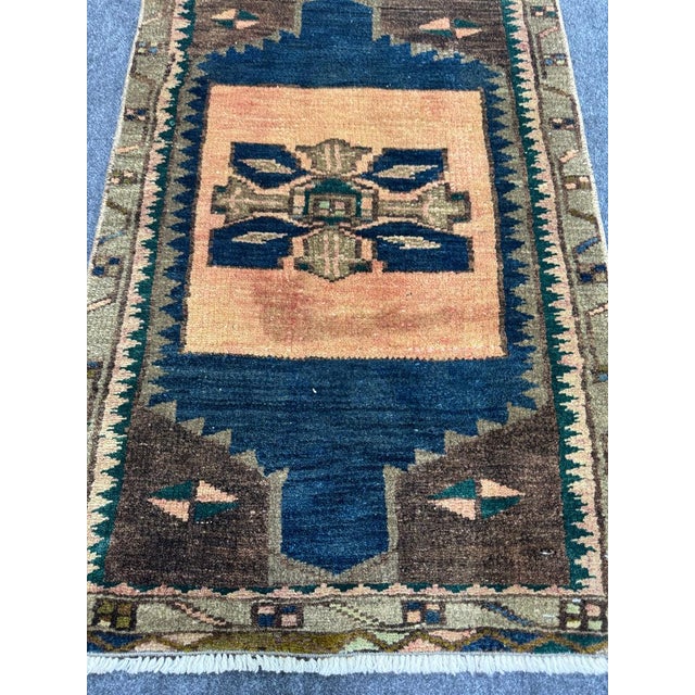 Contemporary Turkish Yastik Rug 1'8" x 2'6" For Sale - Image 3 of 5