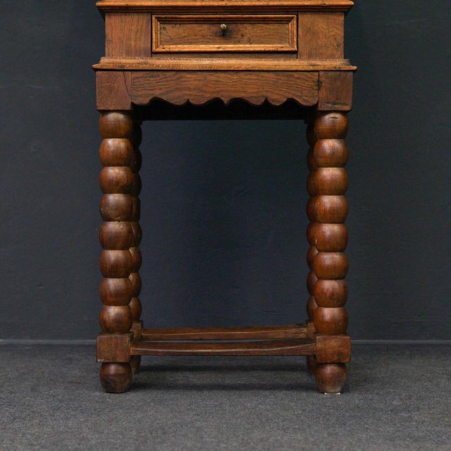 Baroque Tobacco Cabinet in Oak For Sale - Image 4 of 13