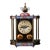 Vintage German Cloisonné Mantel Clock | 8-Day Mechanical Movement With Enamel Panels For Sale