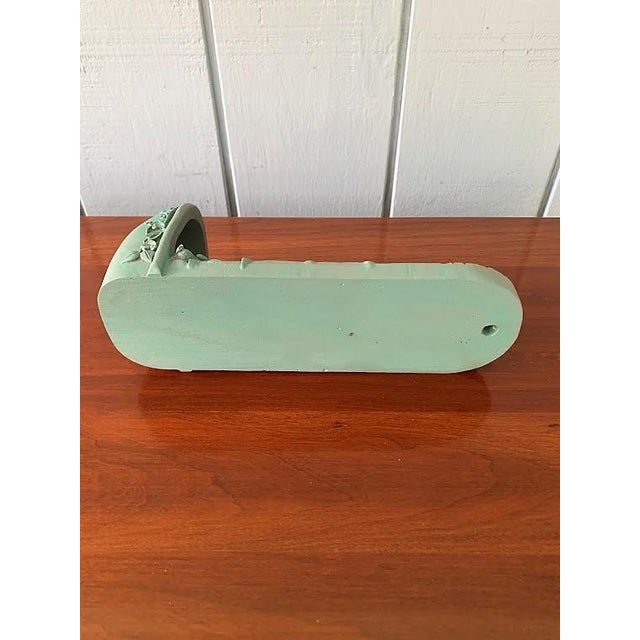 Mid 20th Century Wooden Wall Hanging Font For Sale - Image 5 of 5