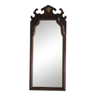 Harden Carved Solid Cherry Shell Wall Mirror For Sale